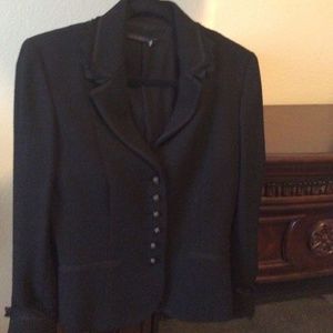 Elie Tahari jacket/ blazer with chiffon trim